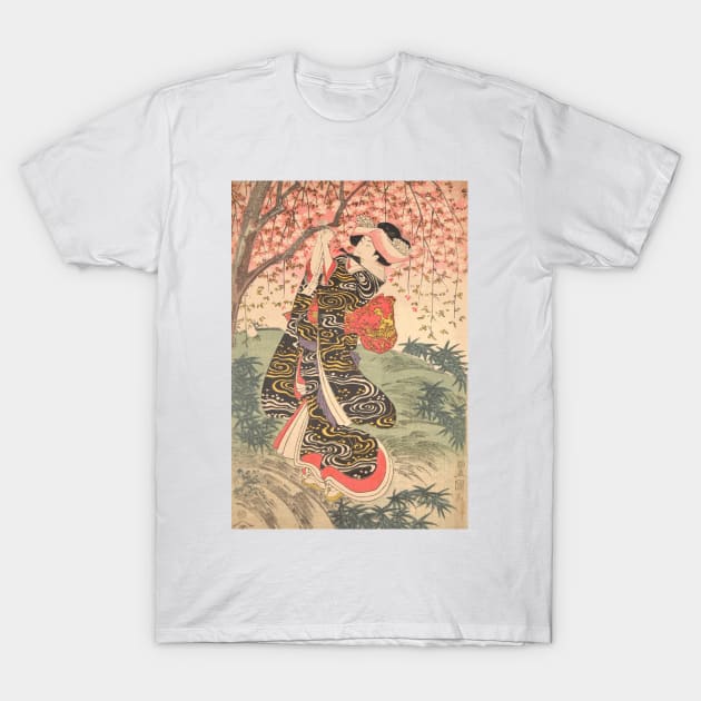 Springtime by Utagawa Toyokuni T-Shirt by Naves